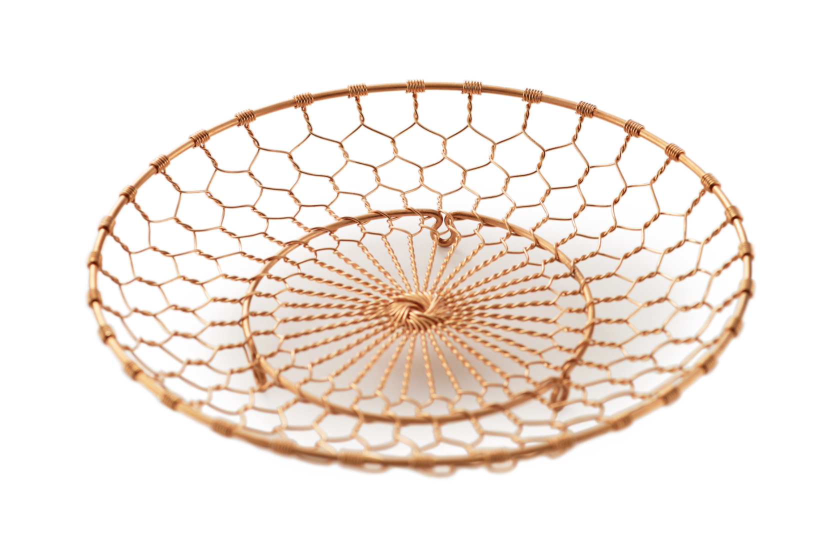 手編み菊丸盛り網