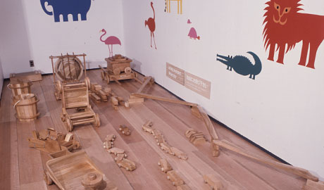 第112回デザインギャラリー1953「木製玩具」